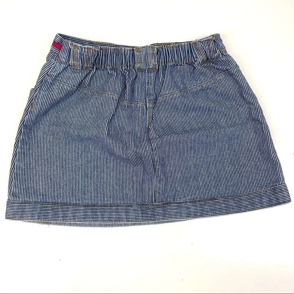 Gymboree Railroad Stripe Denim Skirt 2007